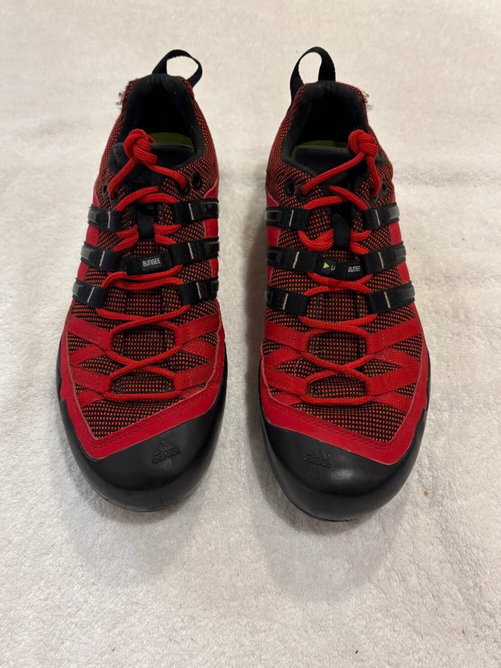 Adidas Terrex Solo Men’s Approach Hiking Shoes Red Black Size 8.5
